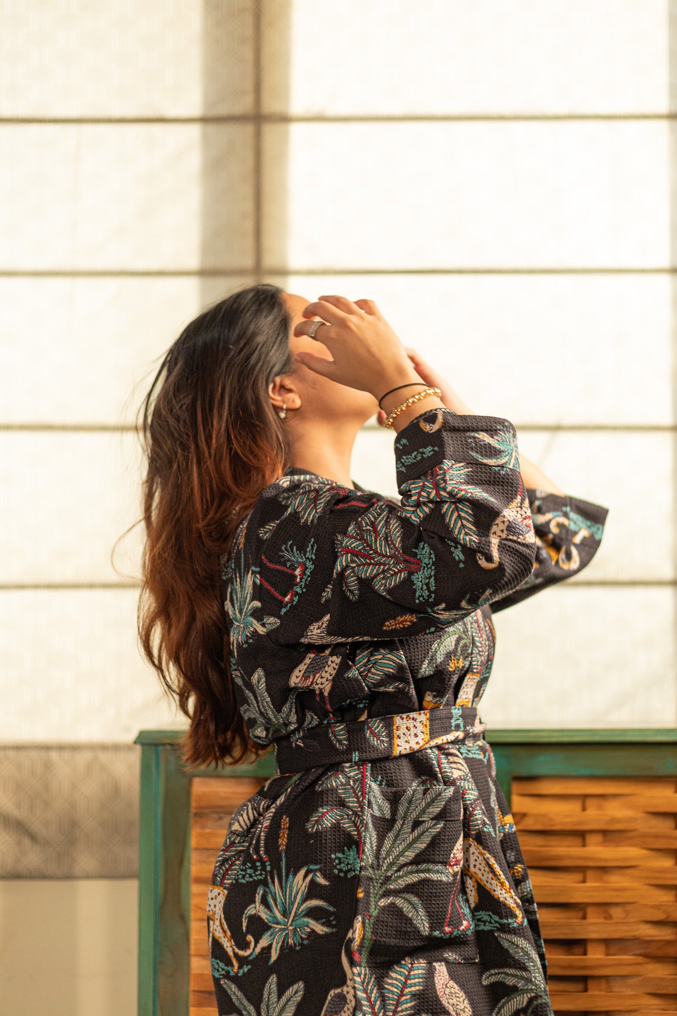 Knot Your Average Kimono- Jungle Noir
