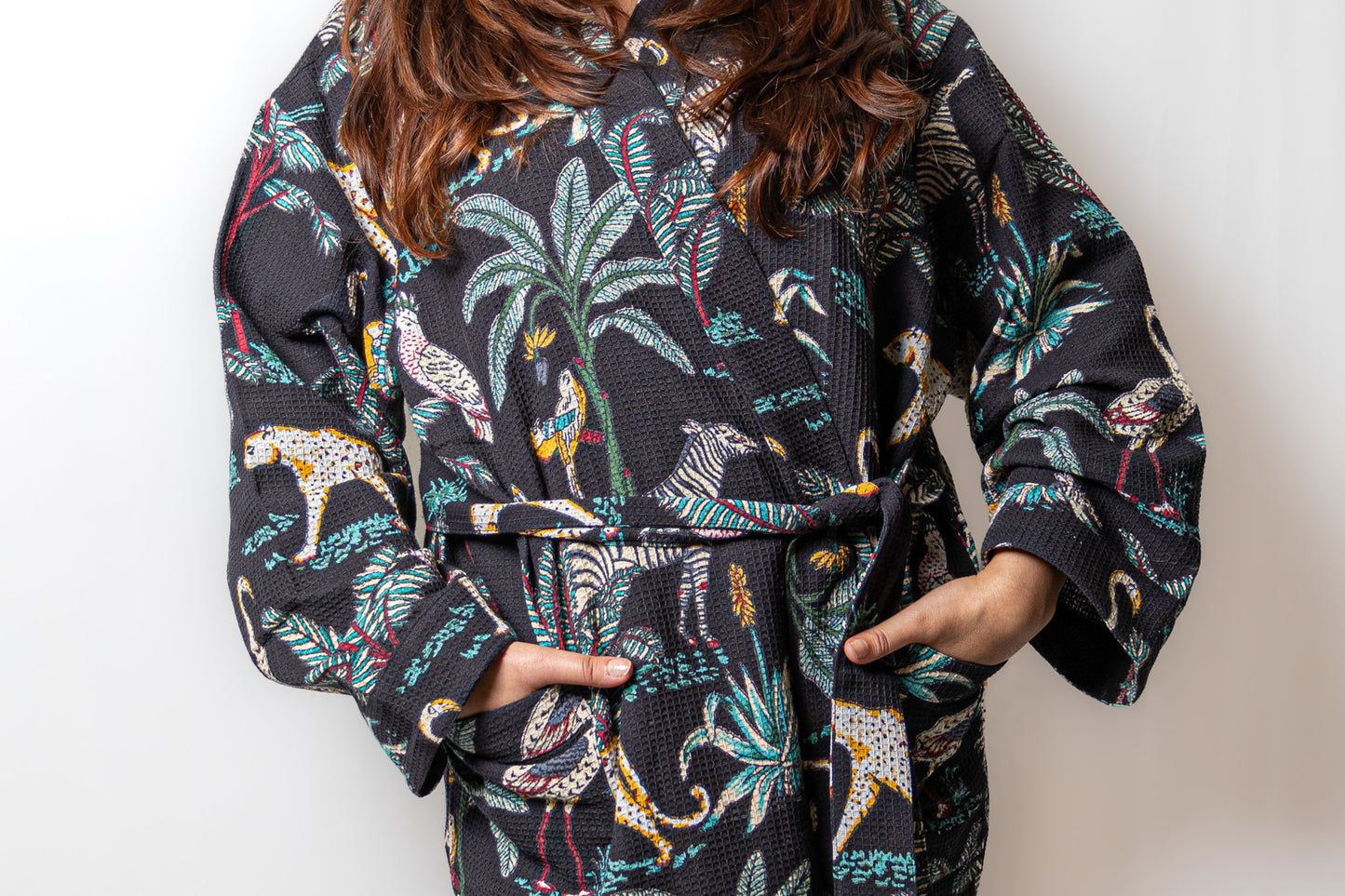 Knot Your Average Kimono- Jungle Noir