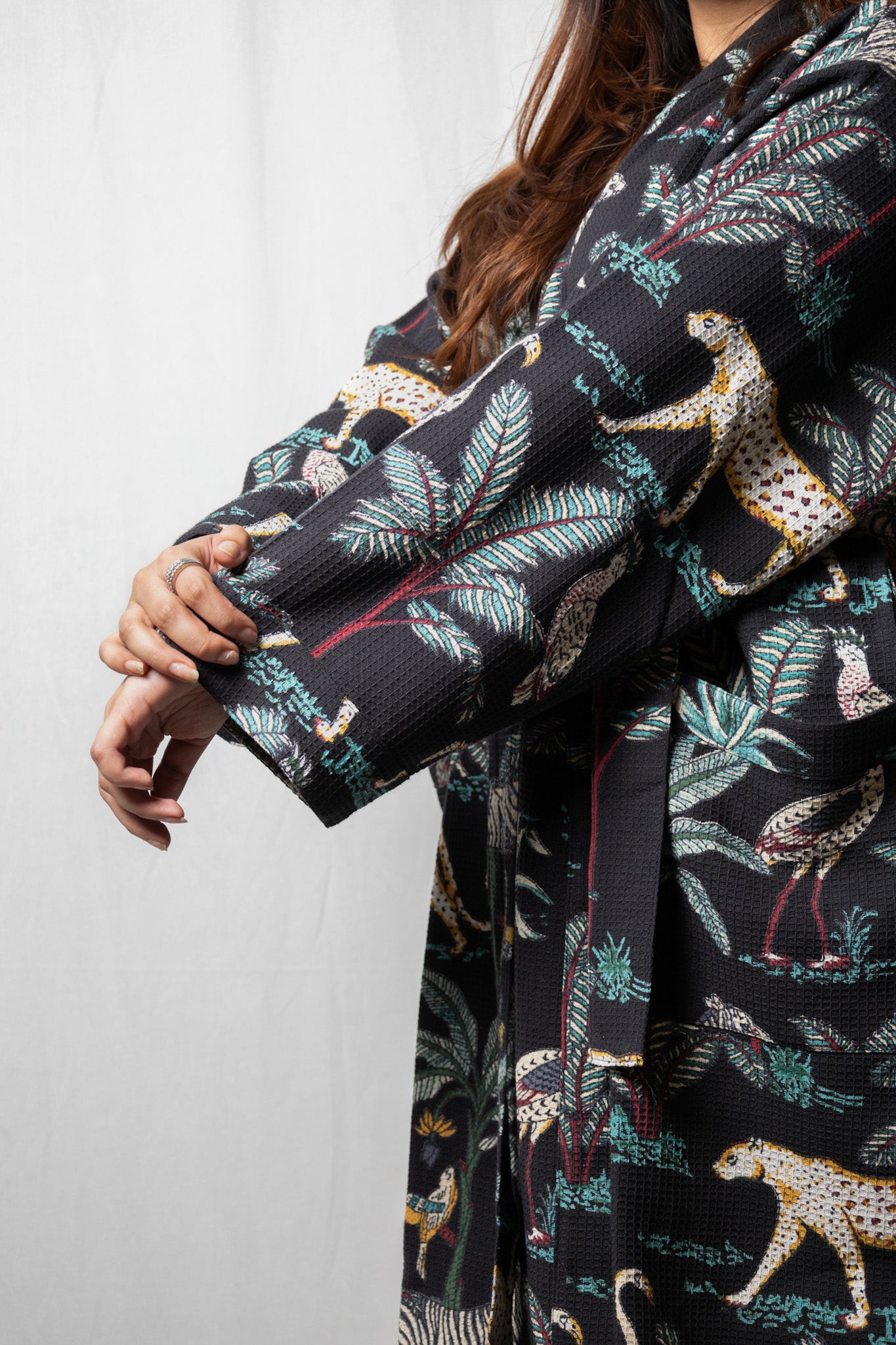 Knot Your Average Kimono- Jungle Noir