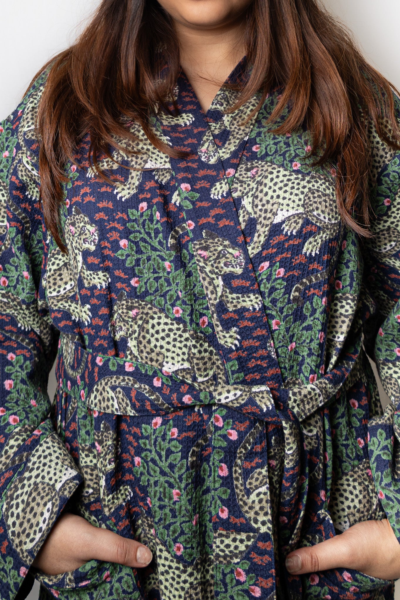 Knot Your Average Kimono- Indigo