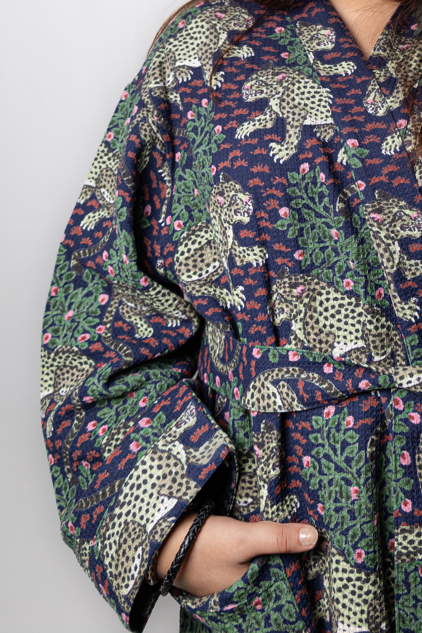 Knot Your Average Kimono- Indigo