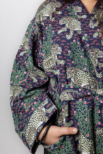 Knot Your Average Kimono- Indigo