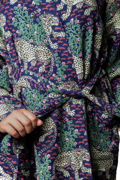 Knot Your Average Kimono- Indigo