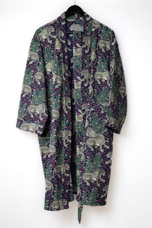Knot Your Average Kimono- Indigo