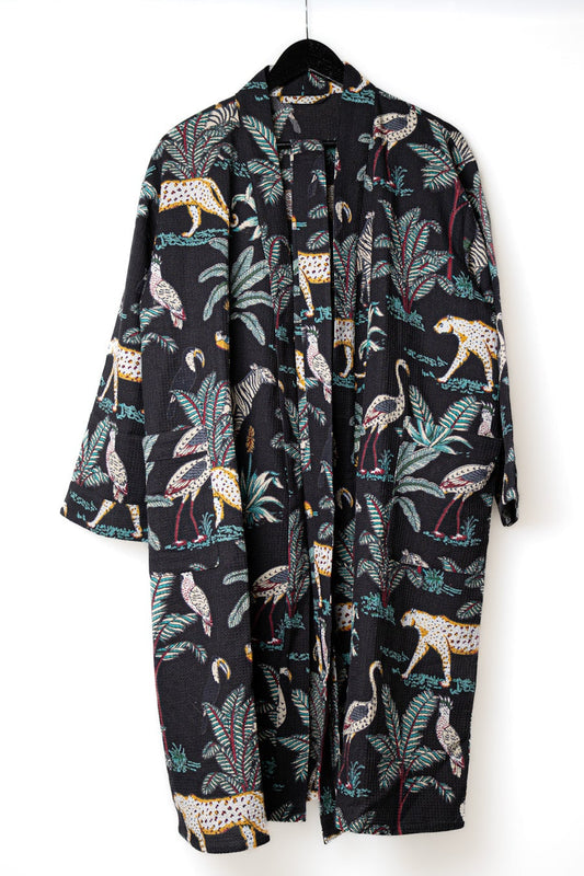 Knot Your Average Kimono- Jungle Noir