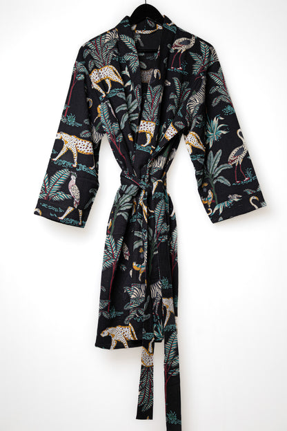 Knot Your Average Kimono- Jungle Noir